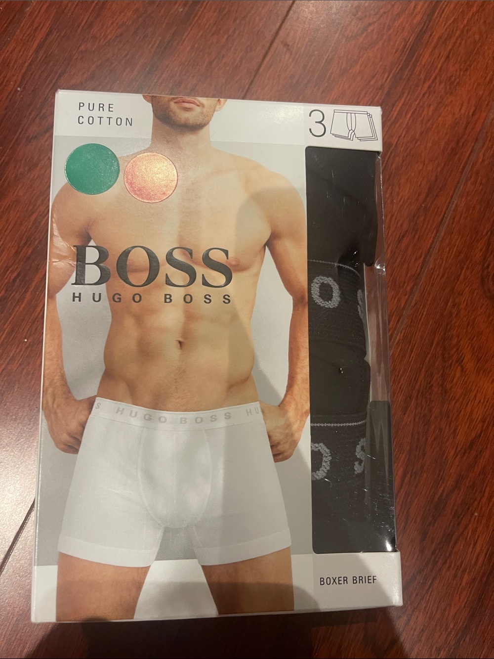 NWT Hugo Boss Men's Boxer Briefs 3 Pack – black size Small